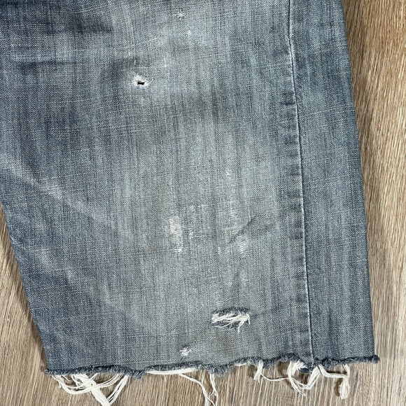 Levis Men's 569 Loose Straight Denim ‎ Cutoff Shorts Size 33 Jorts Dark Wash - Picture 4 of 15